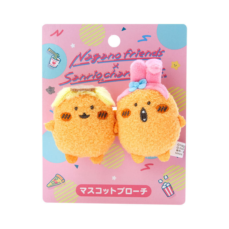 Plush Brooch Mogura Korokke Sanrio X Nagano