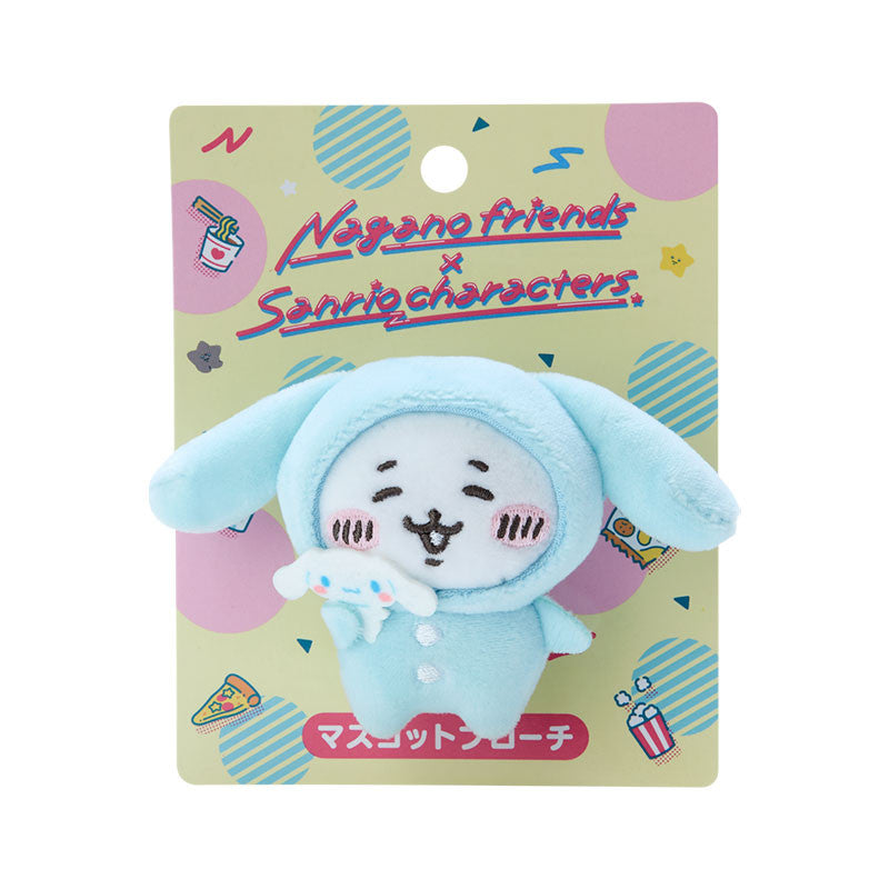 Plush Brooch Chiikawa Cinnamoroll Sanrio X Nagano大耳狗吉伊胸针玩偶